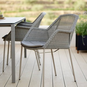 Chaise BREEZE Cane-line weave taupe-Natté gris