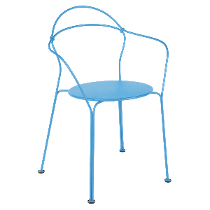 Chaise Bridge AIRLOOP Fermob bleu maya
