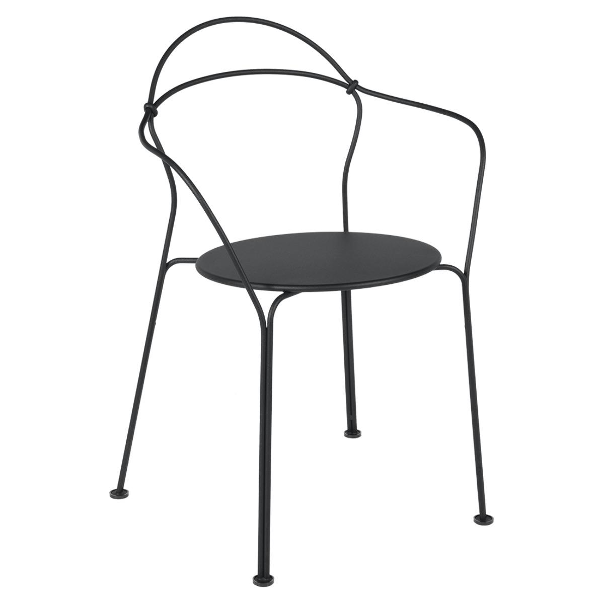 Chaise Bridge AIRLOOP Fermob Carbone