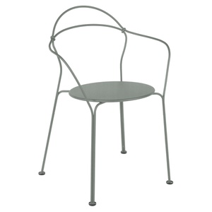 Chaise Bridge AIRLOOP Fermob gris lapilli 