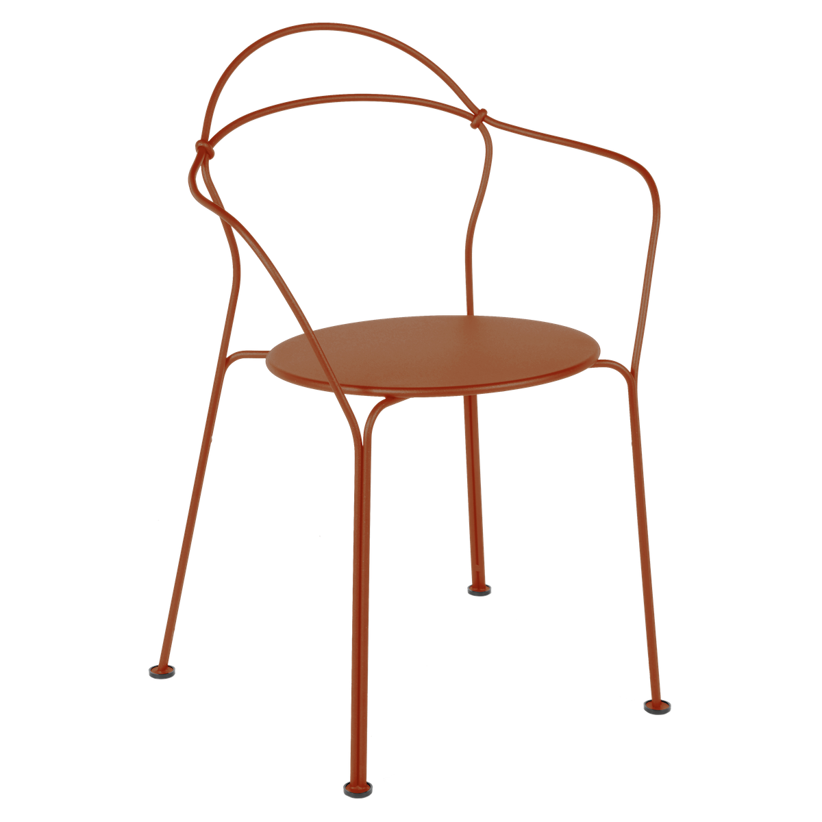 Chaise Bridge AIRLOOP Fermob orange confite