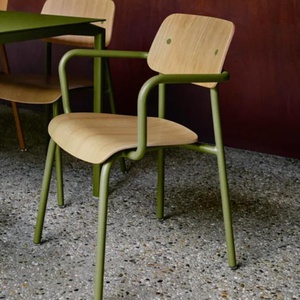 Chaise Bridge Chêne STUDIE Fermob Indoor carbone