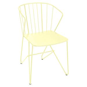 Chaise Bridge FLOWER Fermob citron givré