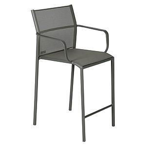 Chaise Bridge haut CADIZ Fermob romarin stereo
