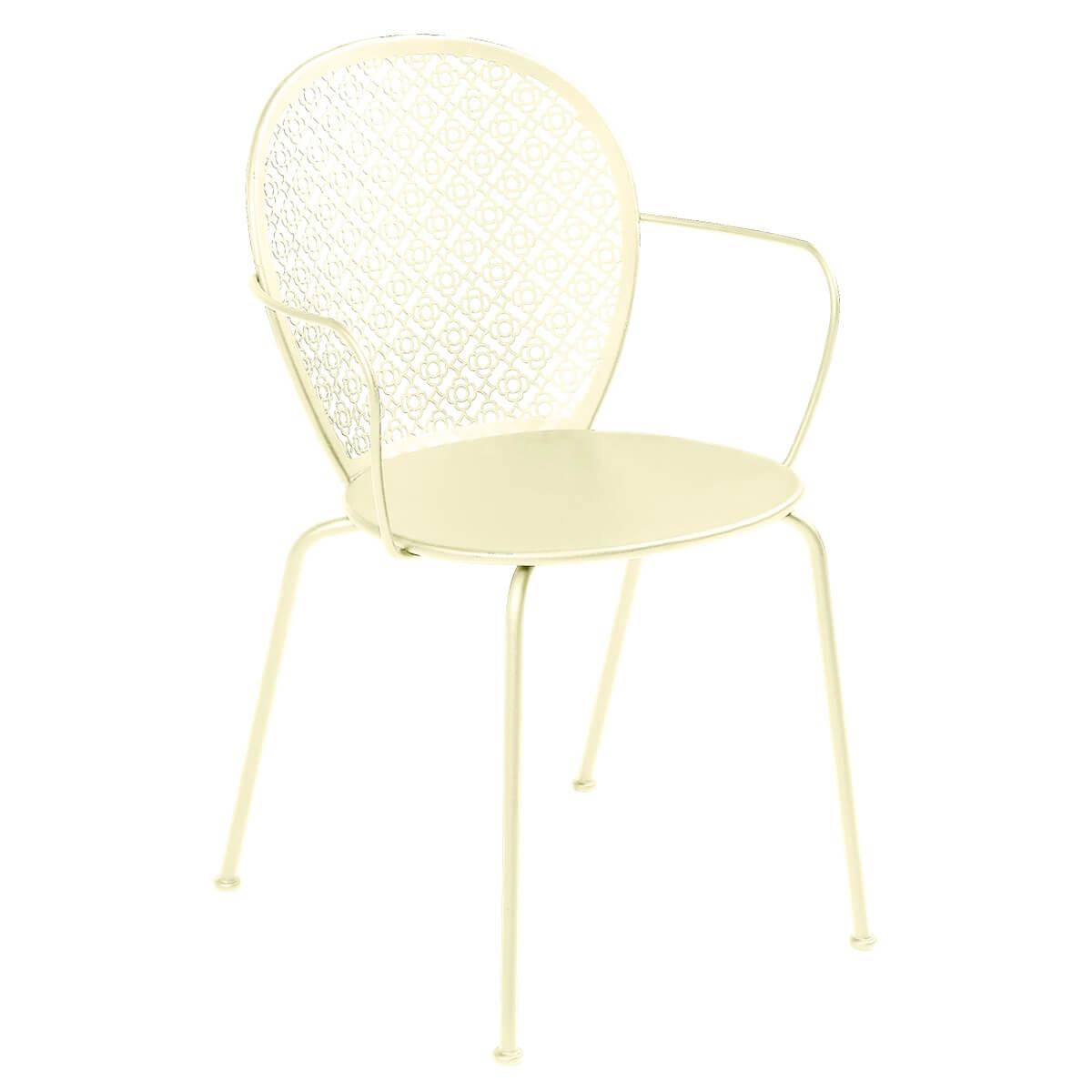 Chaise Bridge LORETTE Fermob citron givré