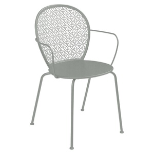 Chaise Bridge LORETTE Fermob gris lapilli 