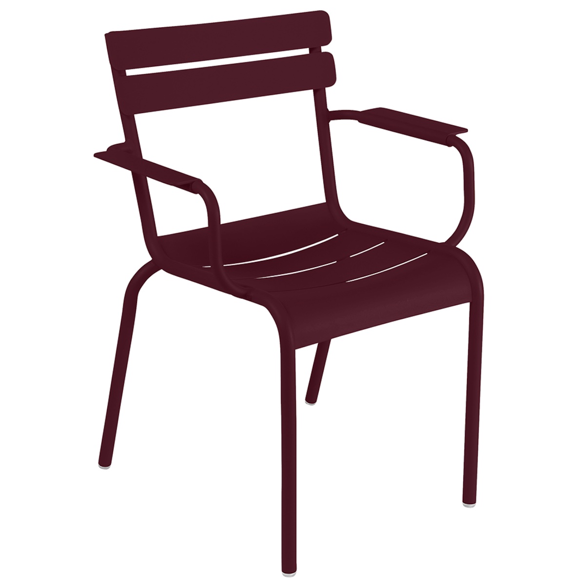 Chaise Bridge LUXEMBOURG Fermob cerise noir