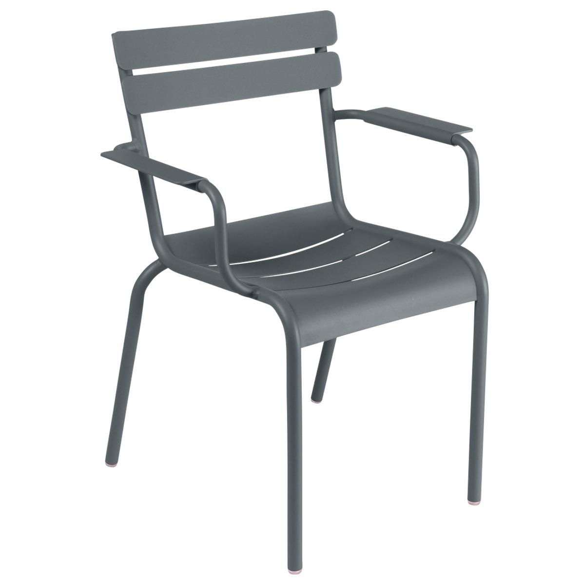 Chaise Bridge LUXEMBOURG Fermob Gris Orage