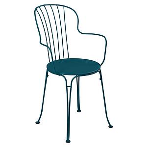 Chaise Bridge OPERA + Fermob bleu acapulco