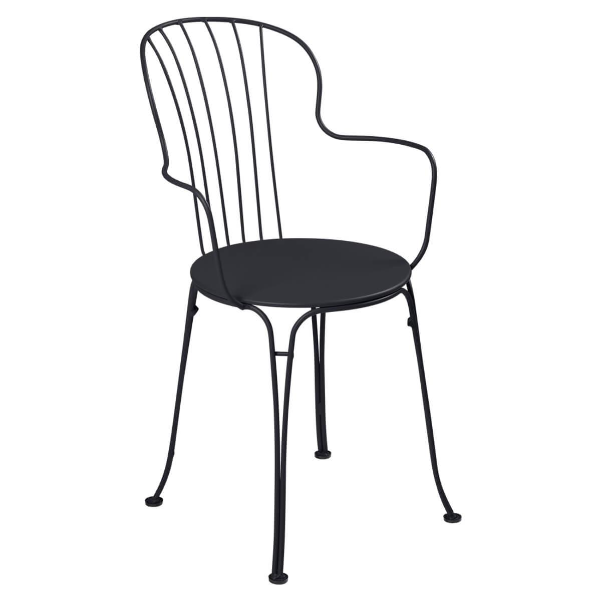 Chaise Bridge OPERA + Fermob carbone