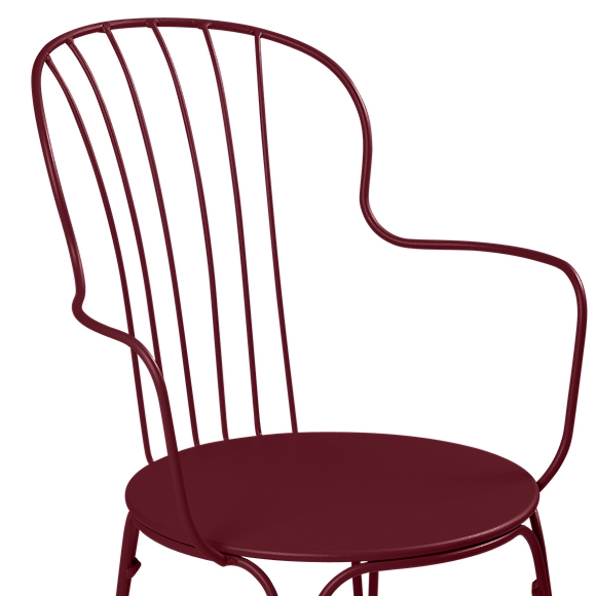 Chaise Bridge OPERA+ Fermob cerise noir