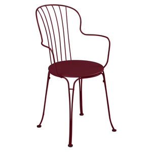 Chaise Bridge OPERA+ Fermob cerise noir