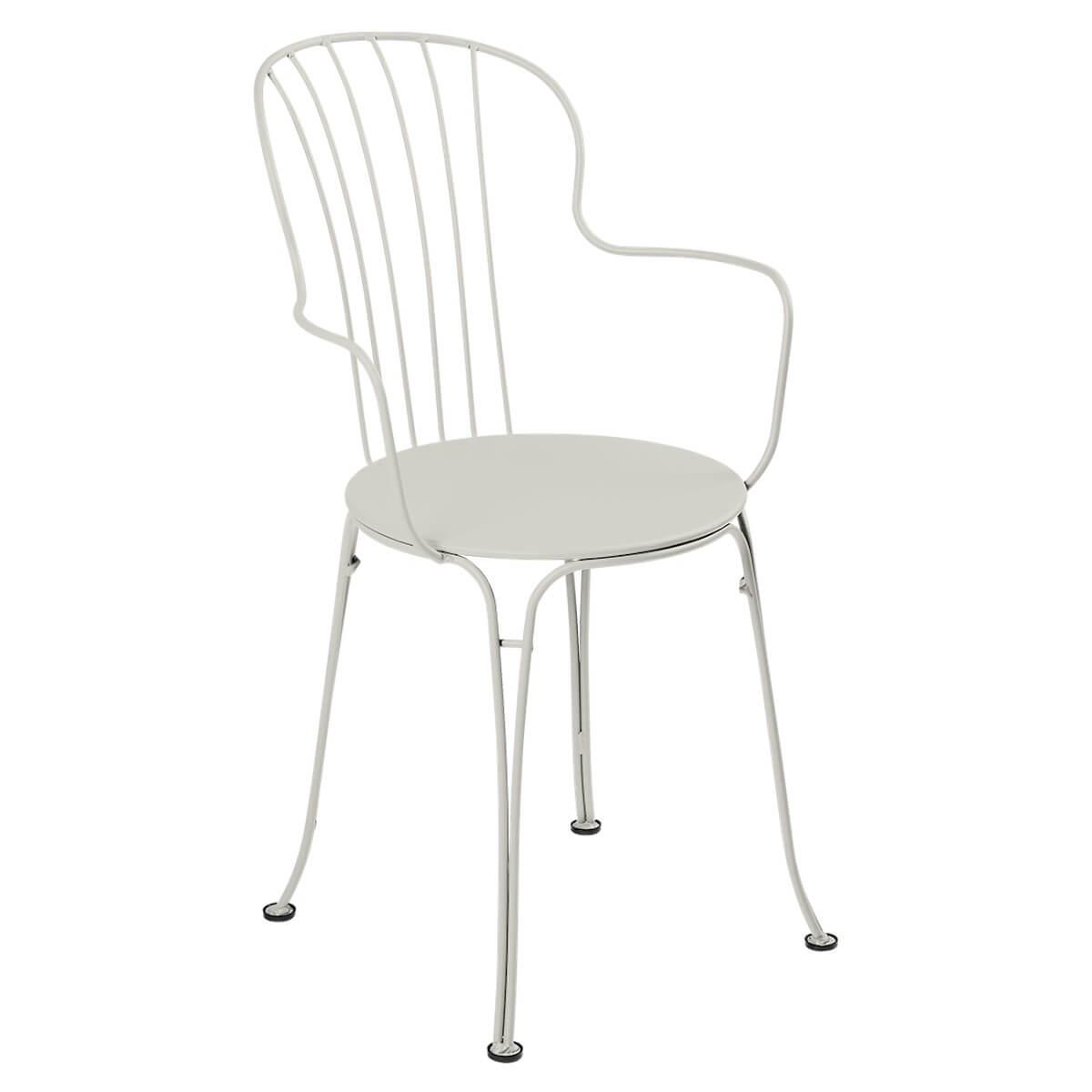 Chaise Bridge OPERA + Fermob gris argile