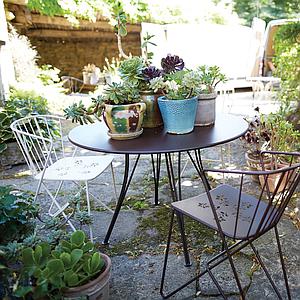 Chaise Bridge perforé FLOWER Fermob cactus