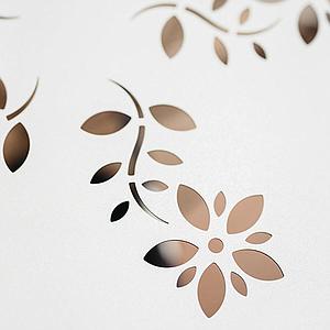 Chaise Bridge perforé FLOWER Fermob gris argile