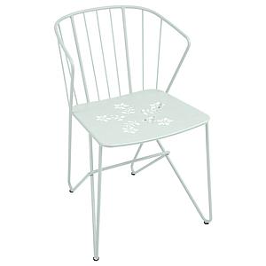 Chaise Bridge perforé FLOWER Fermob menthe glaciale