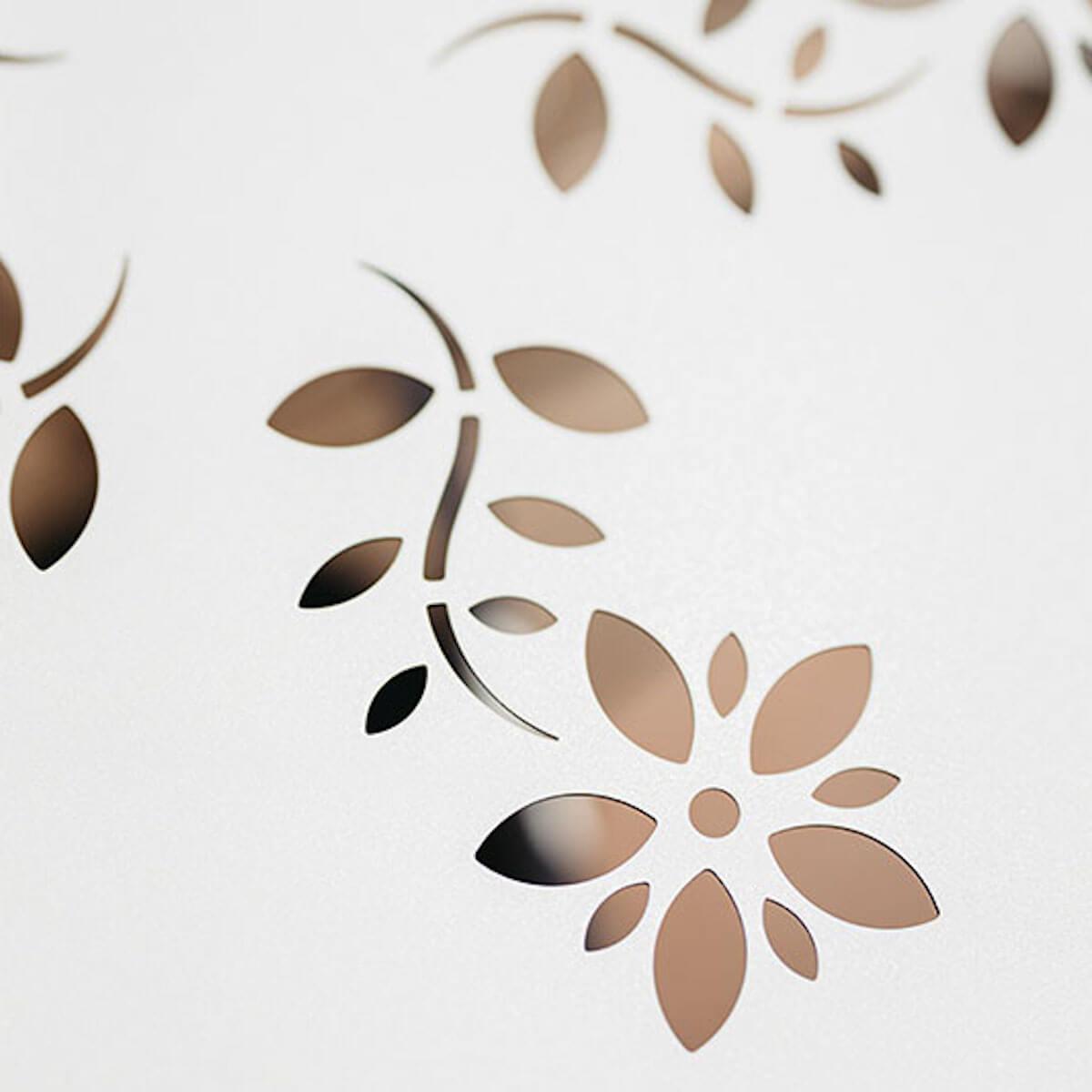 Chaise Bridge perforé FLOWER Fermob rose praline