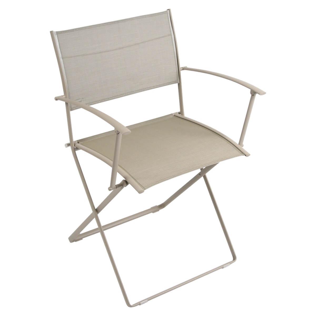 Chaise Bridge PLEIN AIR Fermob brun muscade