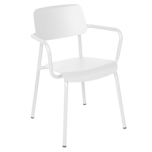 Chaise bridge STUDIE Fermob blanc coton