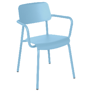 Chaise Bridge STUDIE Fermob bleu maya