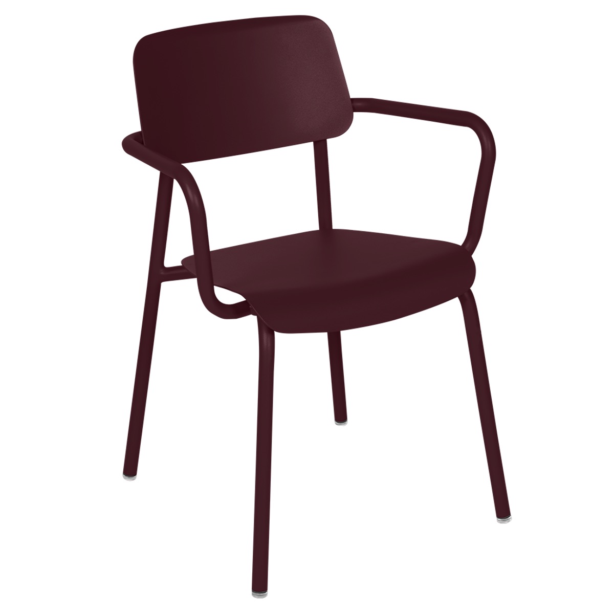 Chaise bridge STUDIE Fermob cerise noire 