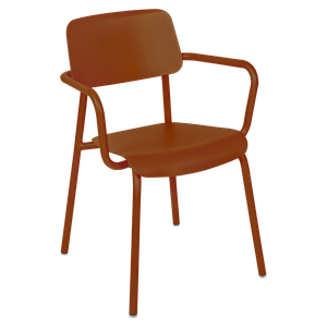 Chaise bridge STUDIE Fermob orange confite