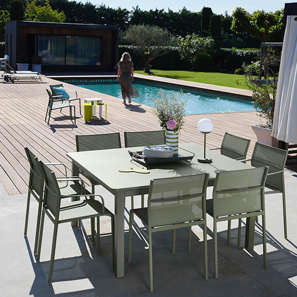 Chaise CADIZ Fermob brun muscade