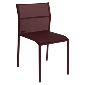 Chaise CADIZ Fermob cerise noir