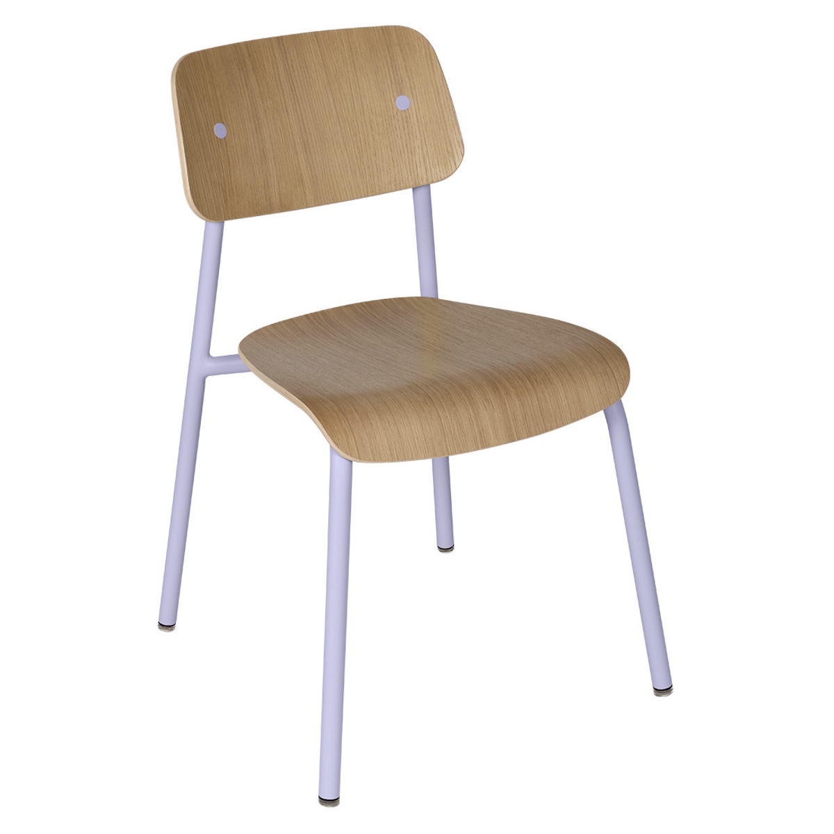 Chaise chêne STUDIE Fermob guimauve
