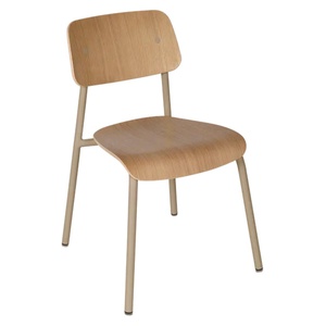 Chaise chêne STUDIE Fermob Indoor muscade