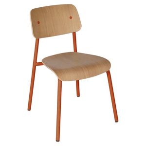 Chaise chêne STUDIE Fermob Indoor orange confite