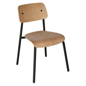 Chaise chêne STUDIE Fermob Indoor réglisse
