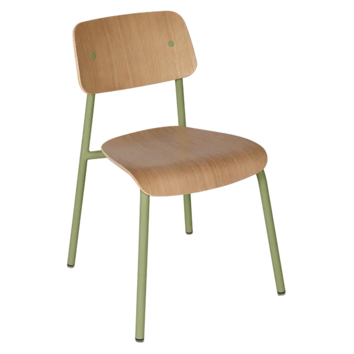 Chaise chêne STUDIE Fermob Indoor tilleul
