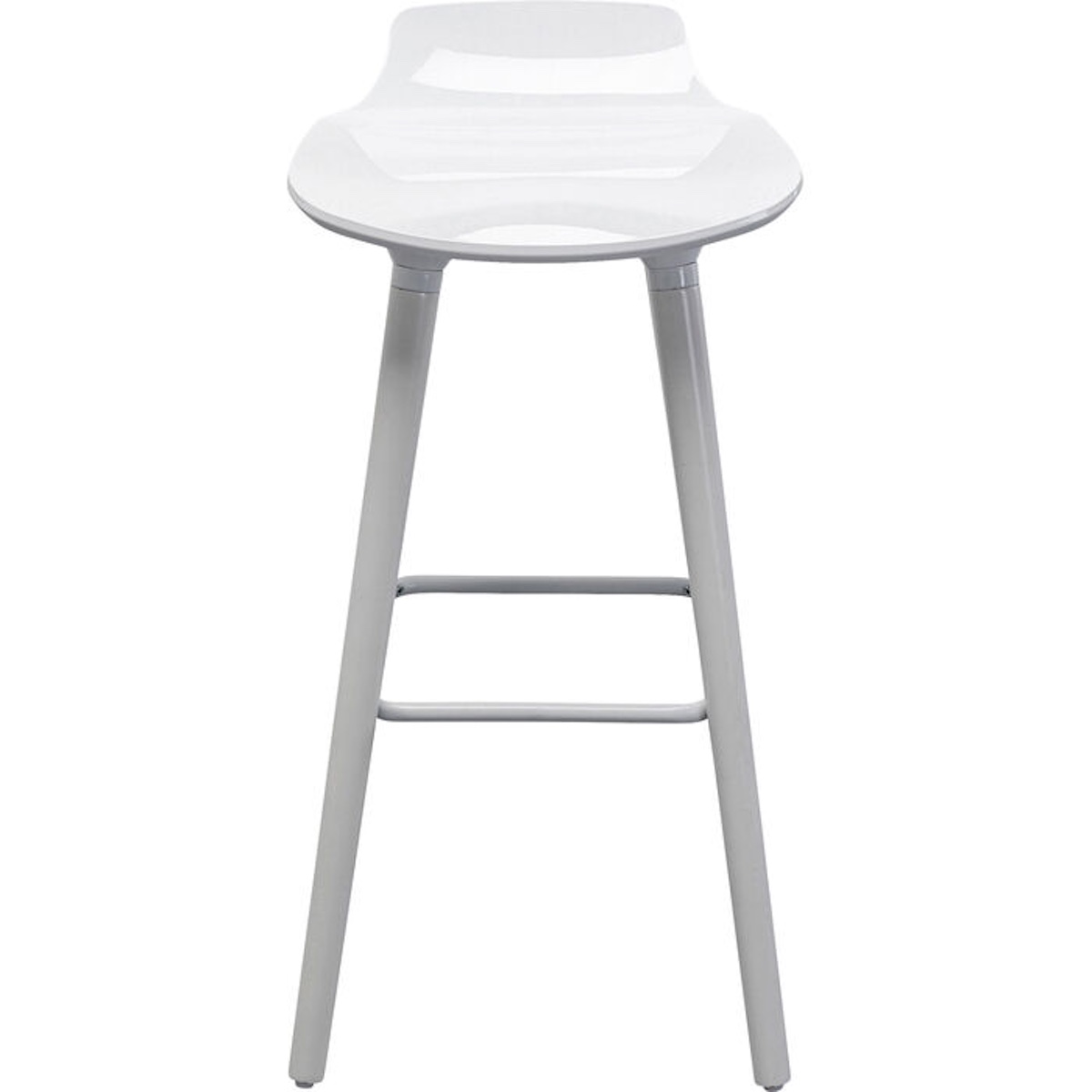 Chaise de bar 75cm YORK Kare Design blanc