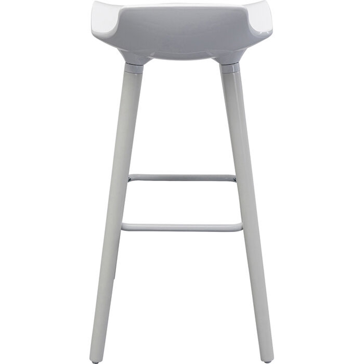Chaise de bar 75cm YORK Kare Design blanc