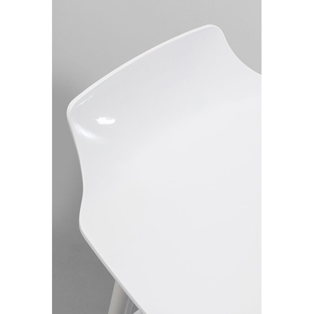 Chaise de bar 75cm YORK Kare Design blanc