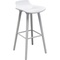 Chaise de bar 75cm YORK Kare Design blanc