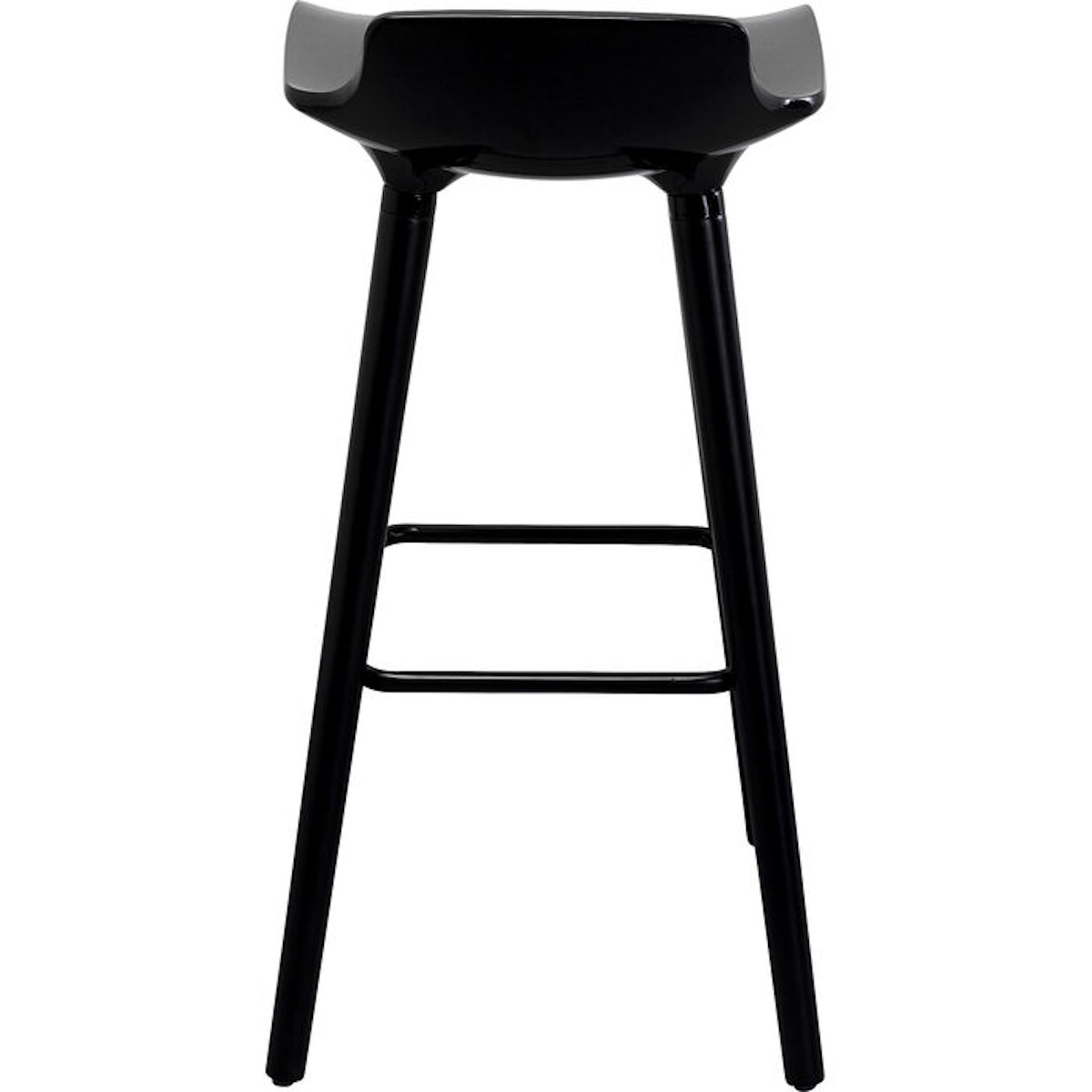 Chaise de bar 75cm YORK Kare Design noir