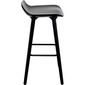 Chaise de bar 75cm YORK Kare Design noir