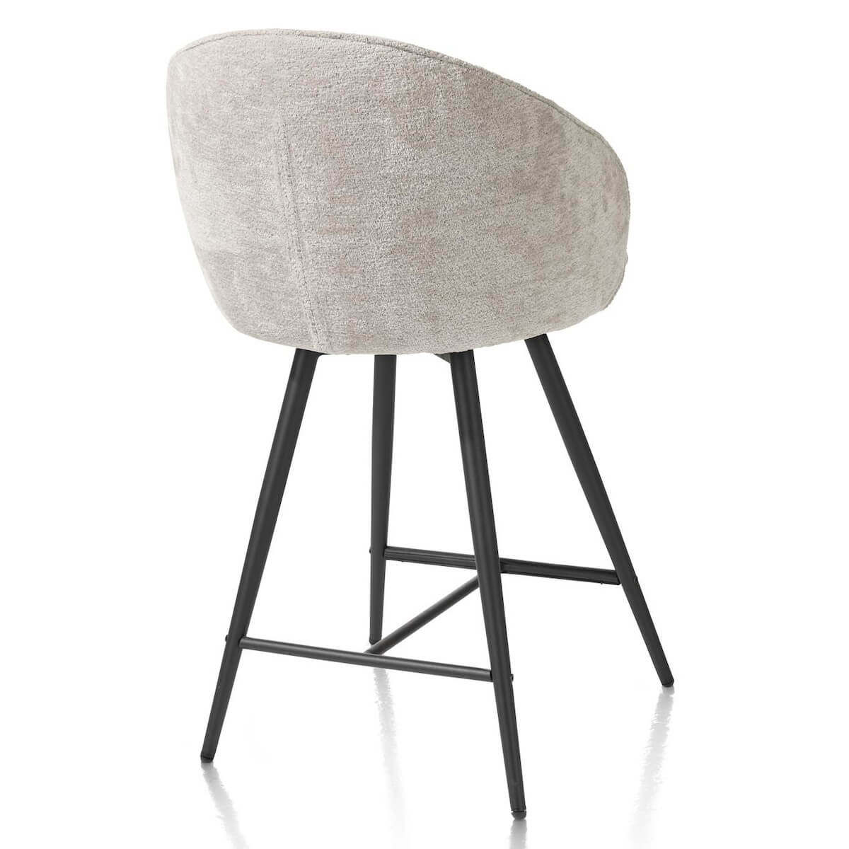 Chaise de bar avec accoudoir OWEN Xooon pivotante, combi Calabria/Enzo Caillou