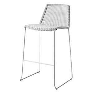 Chaise de bar BREEZE Cane-line gris-blanc