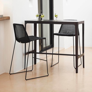 Chaise de bar BREEZE Cane-line noir