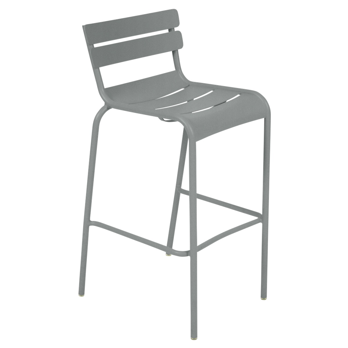 Chaise de bar Bridge LUXEMBOURG Fermob gris lapilli