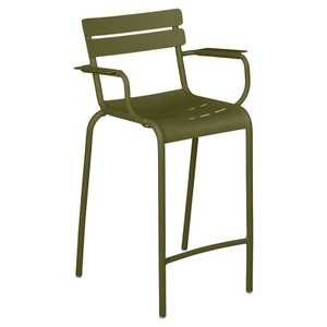 Chaise de bar Bridge LUXEMBOURG Fermob vert pesto