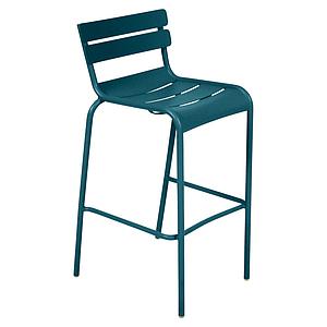 Chaise de bar Bridge LUXEMBOURG Fermobbleu acapulco