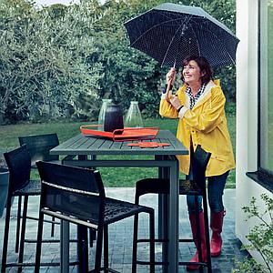 Chaise de bar CADIZ Fermob muscade