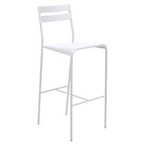 Chaise de bar FACTO Fermob blanc coton