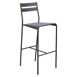Chaise de bar FACTO Fermob carbone