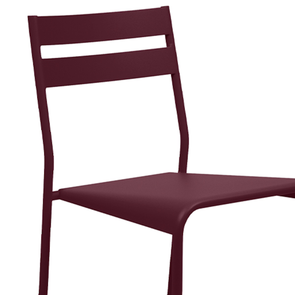Chaise de bar FACTO Fermob cerise noir