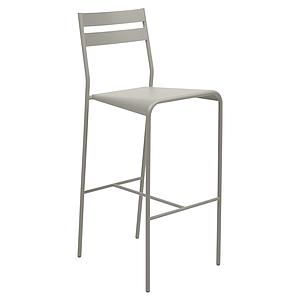 Chaise de bar FACTO Fermob gris argile